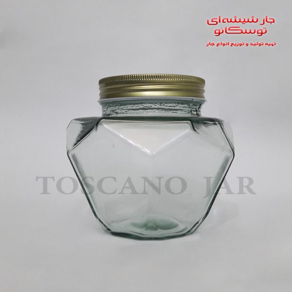 شیشه مدل الماسی با در کانتینری سایز 2