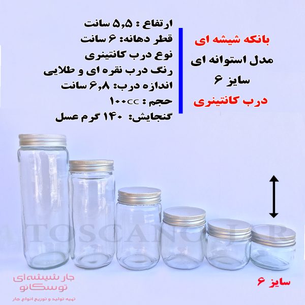 شیشه استوانه ای در کانتنیری