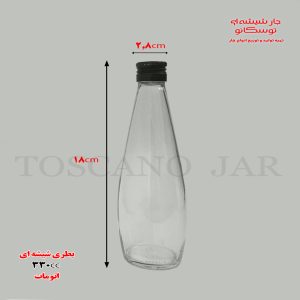 بطری باسیل | بطری شیشه ای تخم شربتی