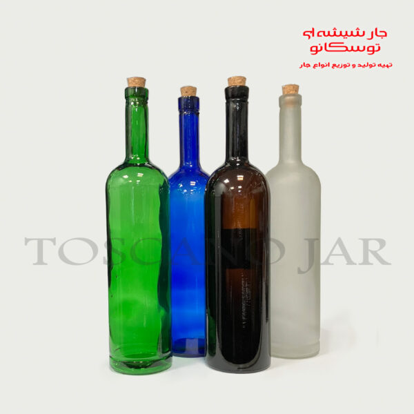 بطری شیشه ای مدل پردیس