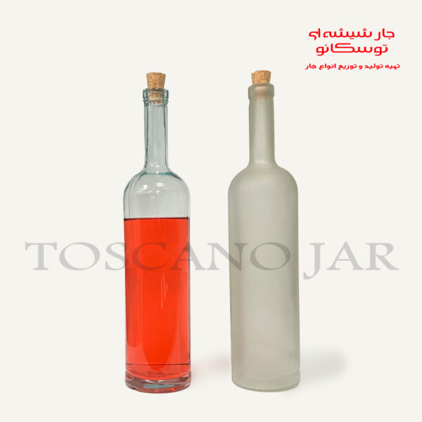 بطری شیشه ای مدل پردیس