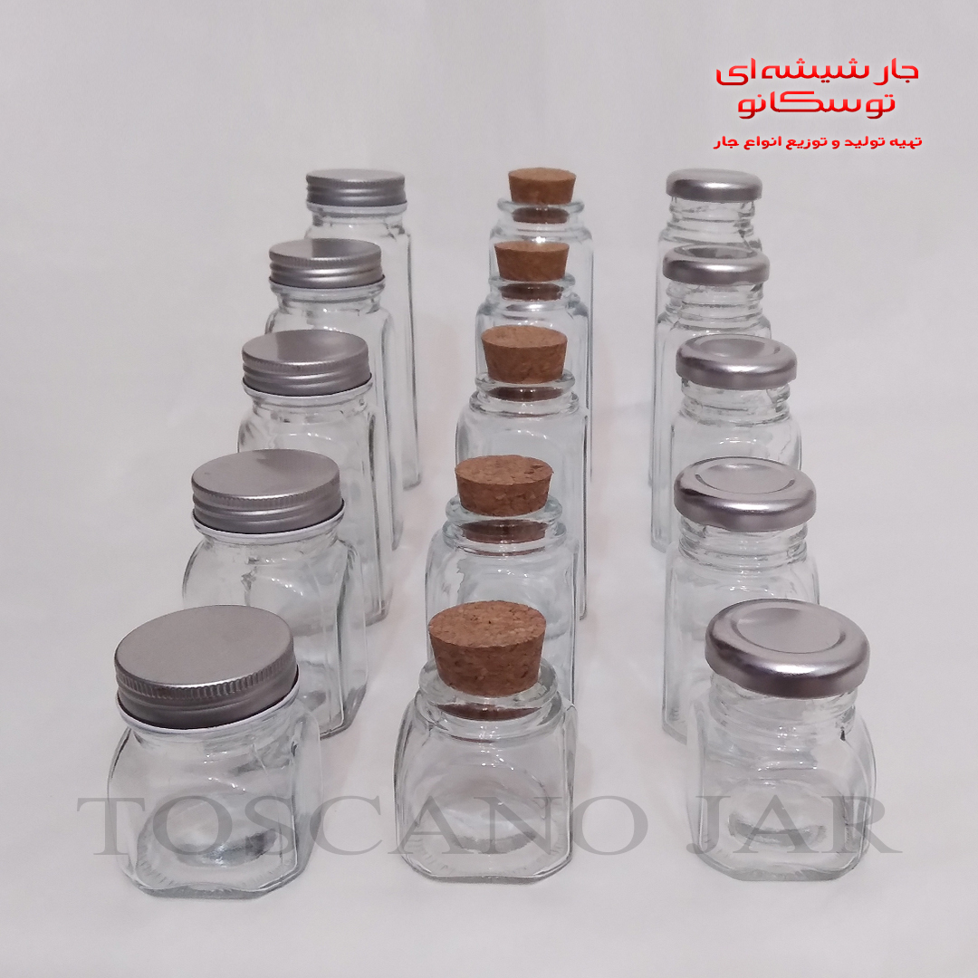شیشه مک کارتی قطر 4 سانت مناسب انواع اشانتیون و ادویه