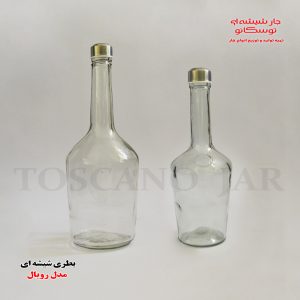 بطری شیشه ای 1 لیتری مدل رویال