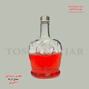 بطری یک لیتری | بطری شیشه ای | بطری آب | بطری | جار شیشه ای توسکانو