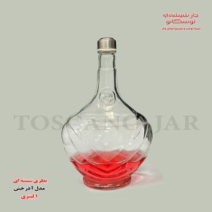 بطری 1 لیتری | بطری شیشه ای | بطری آب | بطری | جار شیشه ای توسکانو